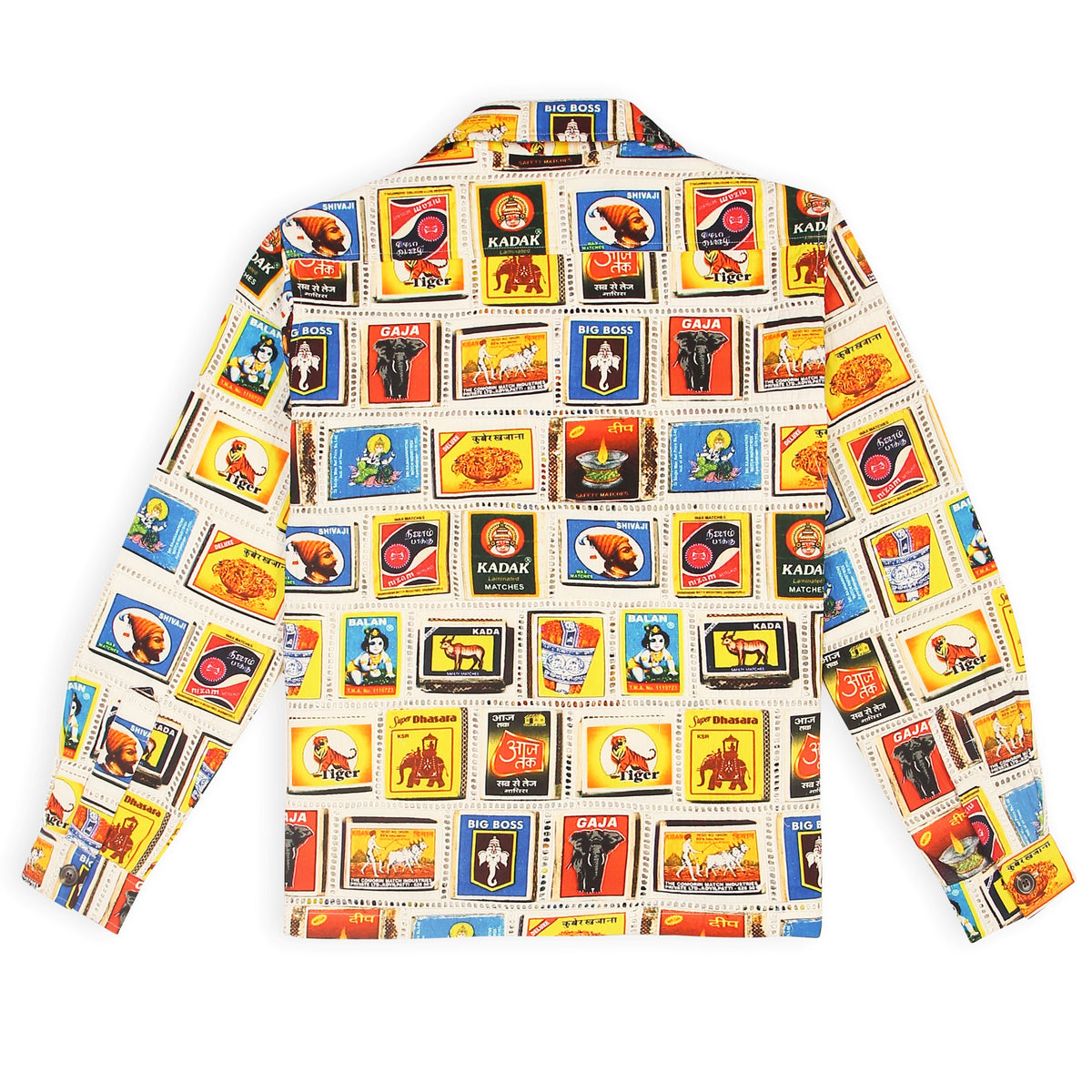“Patches shacket matchbox inspired patchwork multicolor aurora men” 