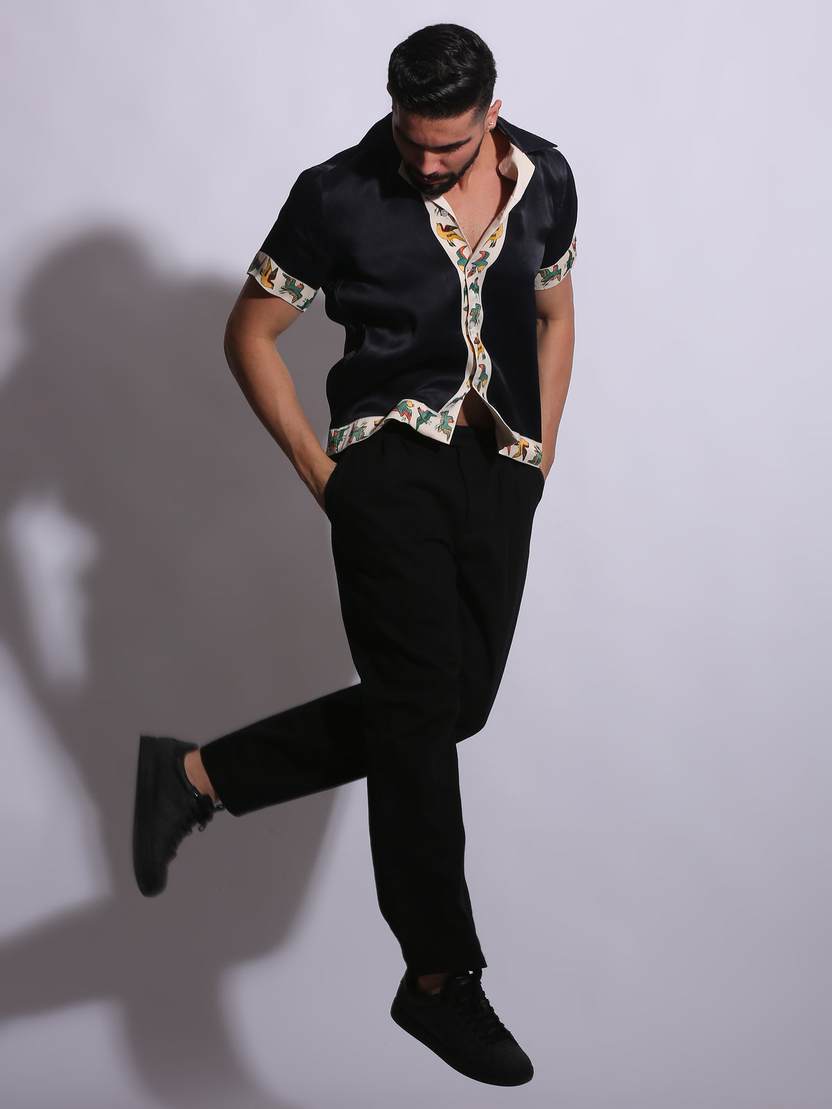  BIRD OF PARADISE SHIRT is designed to bring a sense of movement and individuality 