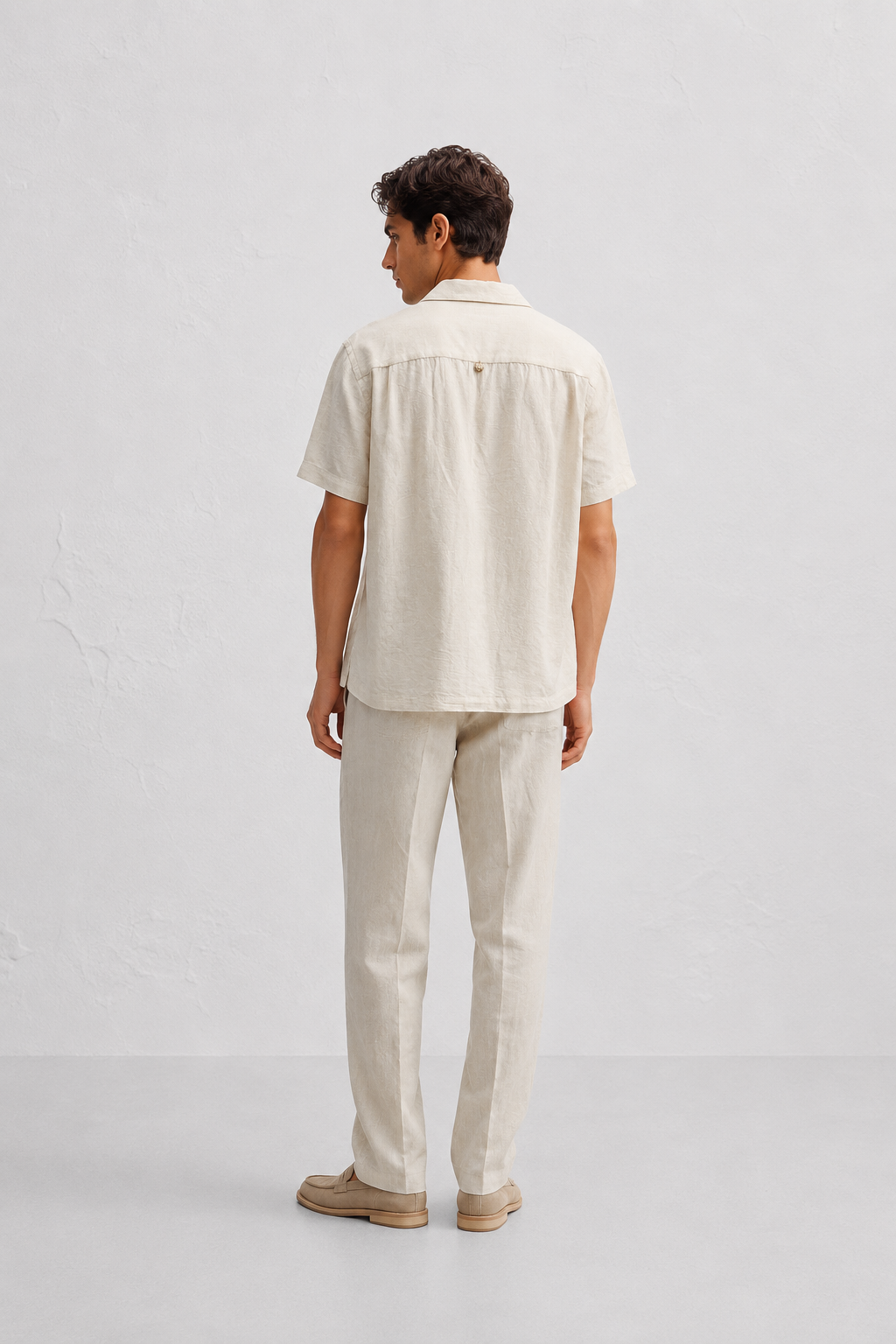 Mandala Embroidered Shirt | Short Sleeve