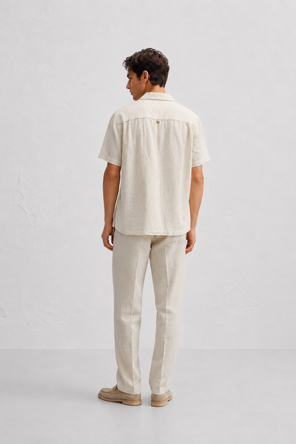 Mandala Embroidered Shirt | Short Sleeve